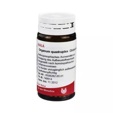 Globuli Organum Quadruplex, 20 g