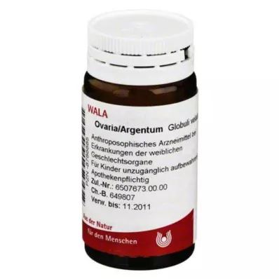 Globuli di Ovaria/Argentum, 20 g