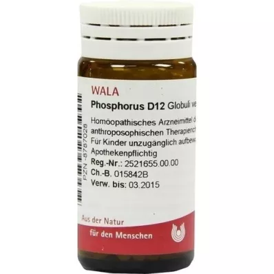 PHOSPHORUS D 12 globuli, 20 g