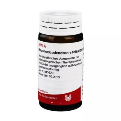 Rhus tossicodendron E foliis D 30 globuli, 20 g Rhus tossicodendron E foliis D 30 globuli, 20 g