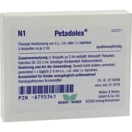 PETADOLEX Fiale, 5X2 ml