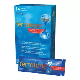 FERROTONE Bustina di ferro, 14X20 ml