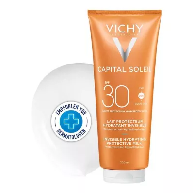 Vichy Capital Soleil Fluido Solare Opacizzante LSF 30 per il viso, 50 ml