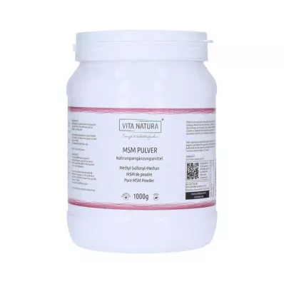 MSM Polvere Polvere di metilsulfonilmetano, 1000 g MSM Polvere Polvere di metilsulfonilmetano, 1000 g