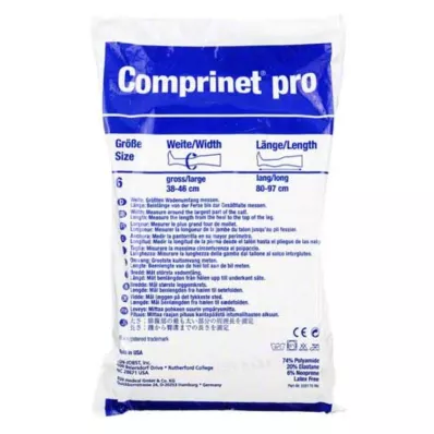 COMPRINET pro top calza lunga taglia 6 bianco, 2 pz