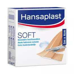 HANSAPLAST Rotolo di gesso morbido 4 cmx5 m, 1 pz