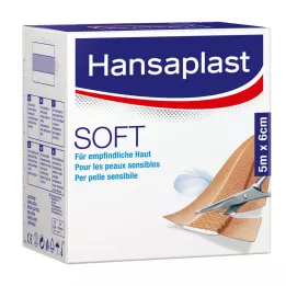 HANSAPLAST Rotolo di gesso morbido 6 cmx5 m, 1 pz