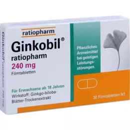 GINKOBIL-ratiopharm 240 mg compresse rivestite con film, 30 pz