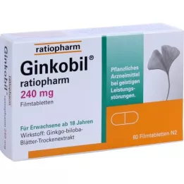 GINKOBIL-ratiopharm 240 mg compresse rivestite con film, 60 pz