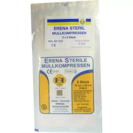 ERENA Garza compressa 10x20 cm sterile 8x5, 5X2 pz