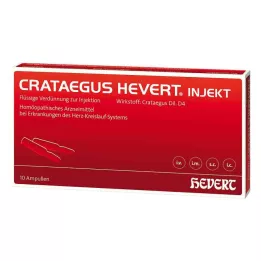 CRATAEGUS HEVERT fiale per iniezione, 10 pz