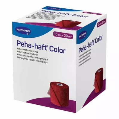 PEHA-HAFT Colore Fixierb.latexfrei 10 cmx20 m rosso, 1 pz