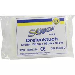 SENADA Panno triangolare DIN 13168D, 1 pz