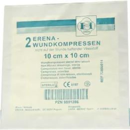 ERENA Compresse in pile sterili 10x10 cm, 2 pz