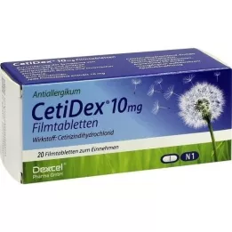 CETIDEX 10 mg compresse rivestite con film, 20 pz