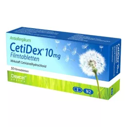 CETIDEX 10 mg compresse rivestite con film, 50 pz
