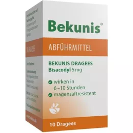 BEKUNIS Bisacodile 5 mg compresse di succo gastrico, 10 pz