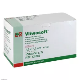 VLIWASOFT Compresse in pile 7,5x7,5 cm sterili 6l., 50X2 pz