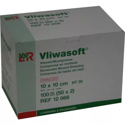 Compresse in pile Vliwasoft 10x10 cm 6 veli sterili, 50x2 pezzi