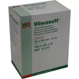 VLIWASOFT Compresse in tessuto non tessuto 10x20 cm sterili 6l., 50X2 pz