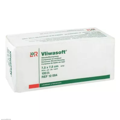 VLIWASOFT Compresse in tessuto non tessuto 7,5x7,5 cm non sterili 6l., 100 pz