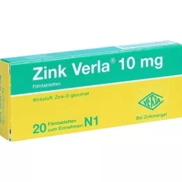 ZINK VERLA 10 mg compresse rivestite con film, 20 pz