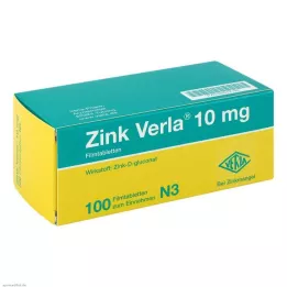 ZINK VERLA 10 mg compresse rivestite con film, 100 pz