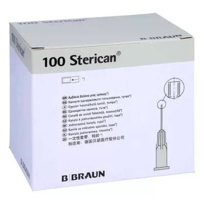 Cannule Sterican 27 G 0,4x25 mm smusse (100 pezzi) Cannule Sterican 27 G 0,4x25 mm smusse (100 pezzi)