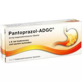 PANTOPRAZOL ADGC 20 mg compresse rivestite con enterici, 7 pz