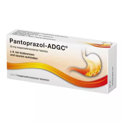 Pantoprazolo ADGC 20 mg compresse a rivestimento enterico, 7 pz