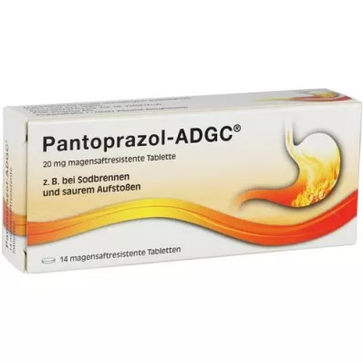 PANTOPRAZOL ADGC 20 mg compresse rivestite con enterici, 14 pezzi