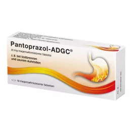 PANTOPRAZOL ADGC 20 mg compresse rivestite con enterici, 14 pezzi