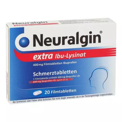 Neuralgin extra Ibu-Lysinate compresse rivestite con film, 20 pz Neuralgin extra Ibu-Lysinate compresse rivestite con film, 20 pz