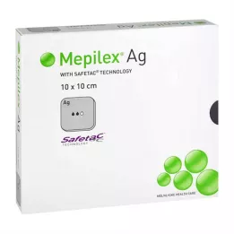 MEPILEX Medicazione in schiuma di Ag 10x10 cm sterile, 10 pz