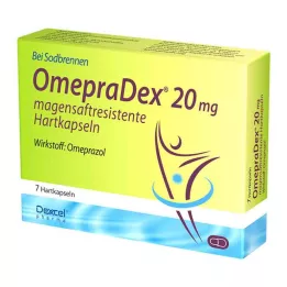 OMEPRADEX 20 mg capsule rigide rivestite di enterico, 7 pz