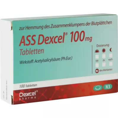 ASS Dexcel 100 mg compresse, 100 pz