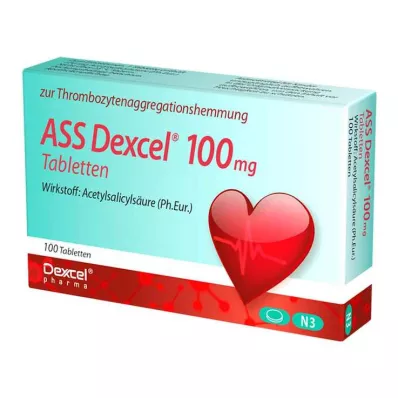 ASS Dexcel 100 mg compresse, 100 pz ASS Dexcel 100 mg compresse, 100 pz
