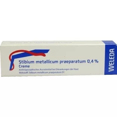 STIBIUM METALLICUM PRAEPARATUM crema allo 0,4%, 25 g