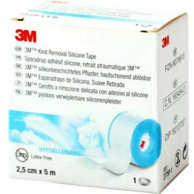 Gesso siliconato 3M 2,5 cmx5 m in rotolo, 1 pz Gesso siliconato 3M 2,5 cmx5 m in rotolo, 1 pz
