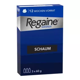 REGAINE Schiuma per uomo 50 mg/g, 3X60 ml
