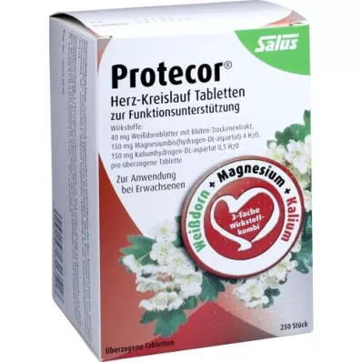 PROTECOR Tabl.z.Funktionsunt.Salus cardiovascolare, 250 pz