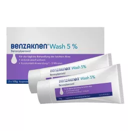 BENZAKNEN Sospensione di lavaggio 5%, 2X100 g