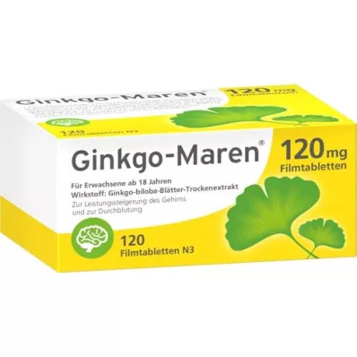 GINKGO-MAREN 120 mg compresse rivestite con film, 120 pezzi