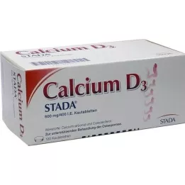 CALCIUM D3 STADA 600 mg/400 U.I. Compresse masticabili, 120 pz