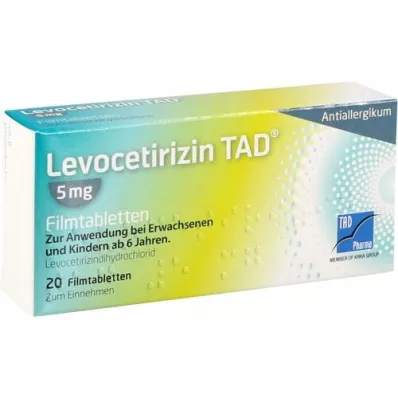 LEVOCETIRIZIN TAD 5 mg compresse rivestite con film, 20 pz