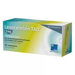 LEVOCETIRIZIN TAD 5 mg compresse rivestite con film, 50 pz