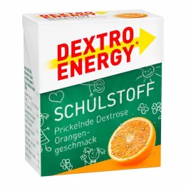 DEXTRO ENERGY Compresse arancioni di tessuto scolastico, 50 g