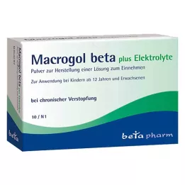 MACROGOL beta più elettroliti Plv.z.H.e.L.z.Einn., 10 pz