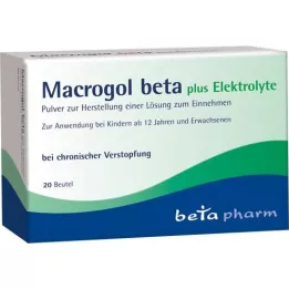 MACROGOL beta più elettroliti Plv.z.H.e.L.z.Einn., 20 pz