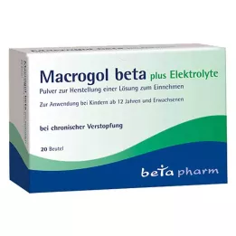 MACROGOL beta più elettroliti Plv.z.H.e.L.z.Einn., 20 pz
